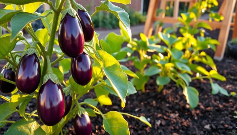 eggplant growing