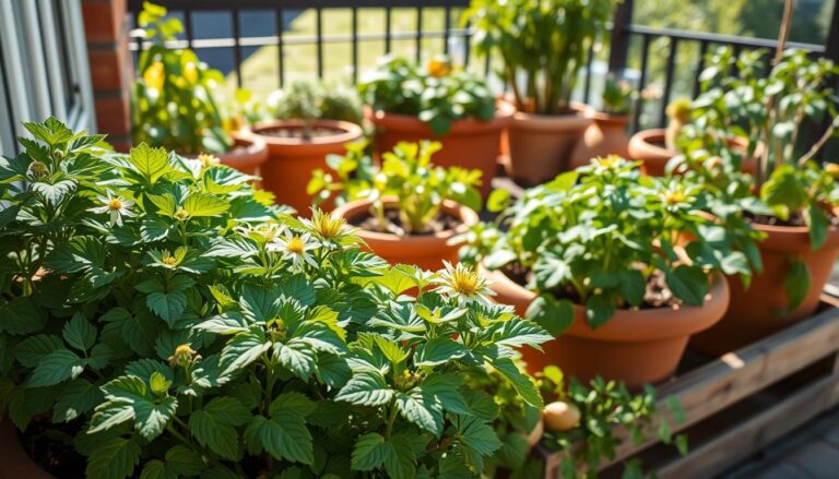 growing potatoes in buckets