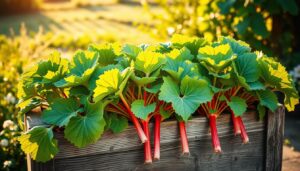 growing rhubarb in pots