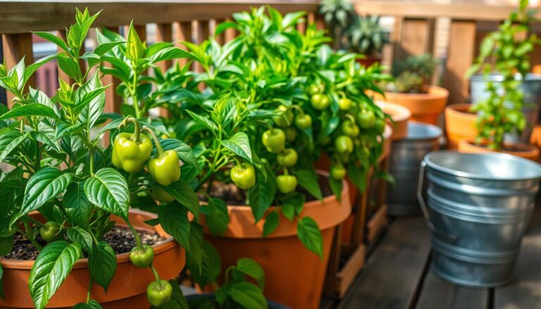 planting peppers in pots