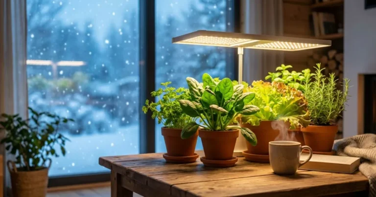 how to grow vegetables in the winter indoors