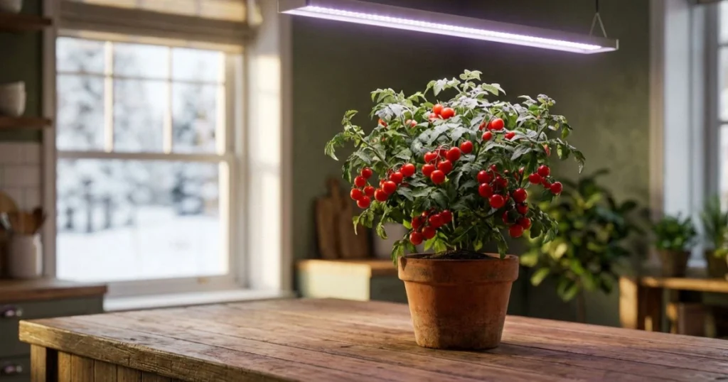 growing tomatoes indoors