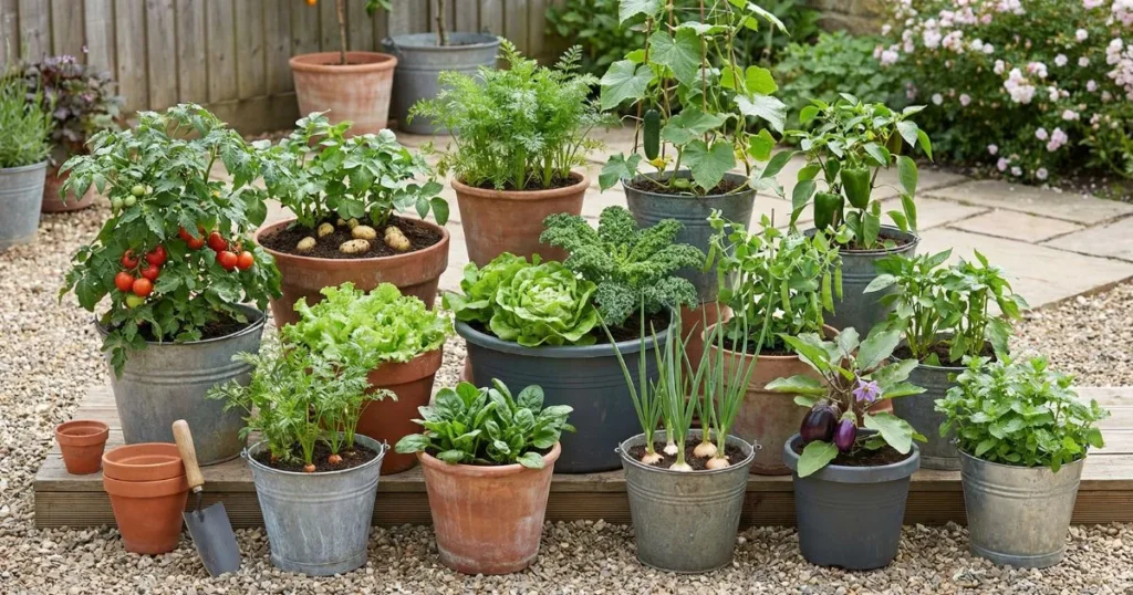 Crops You Can Grow in Buckets – Outdoor Container Garden